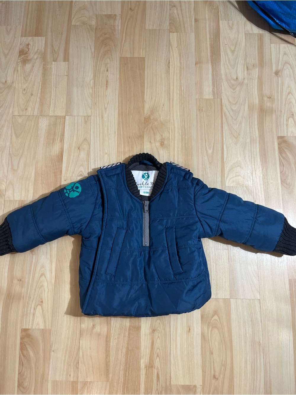 Buckle Me Baby Coats navy jacket 6/9 months